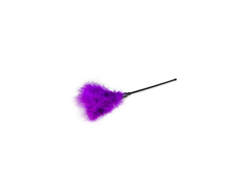 Plumas Estimuladoras con Mango Largo Purpura