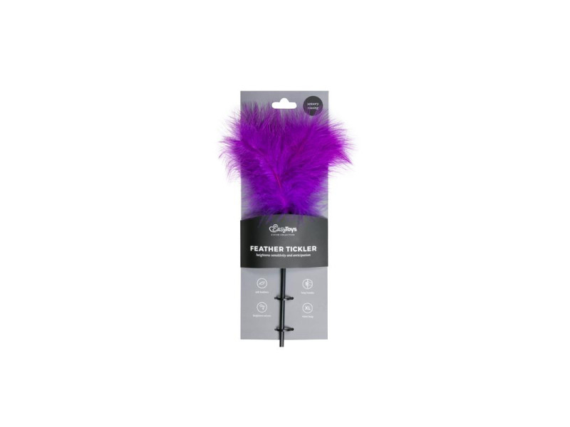 Plumas Estimuladoras con Mango Largo Purpura