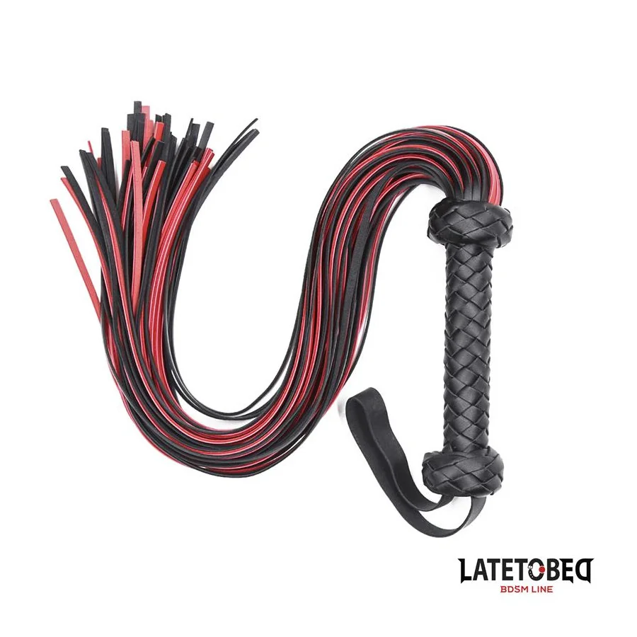 Flogger 65cm Negro y Rojo