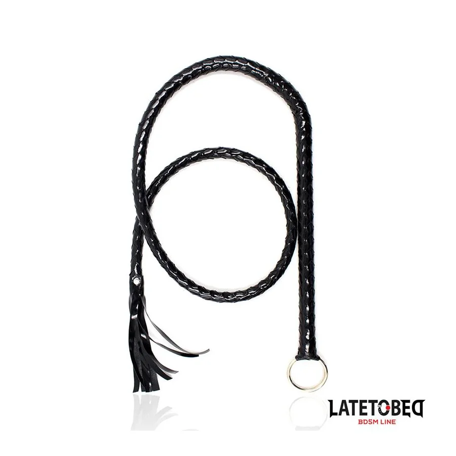 Latigo Negro Brillante 138cm Latigo Negro Brillante 138cm