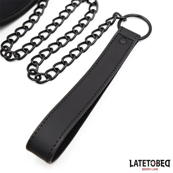 Set Collar y Correa Neopreno Negro