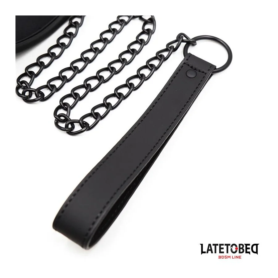 Set Collar y Correa Neopreno Negro