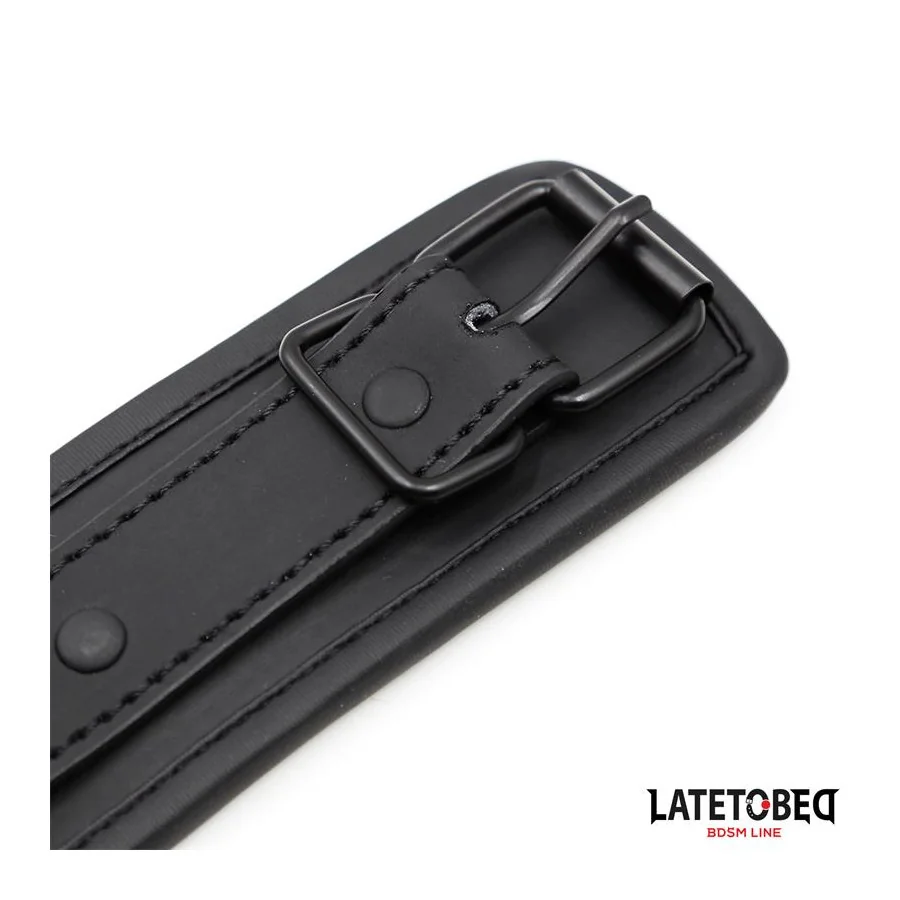 Set Collar y Correa Neopreno Negro