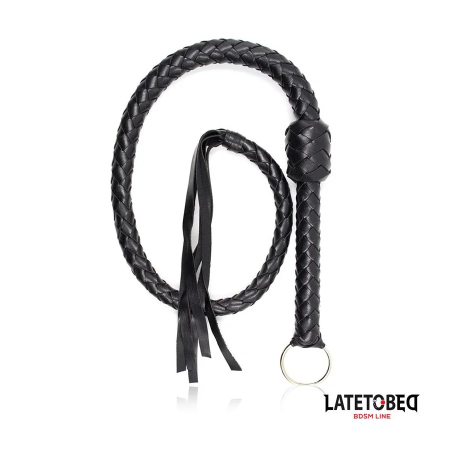 Latigo Trenzado Negro