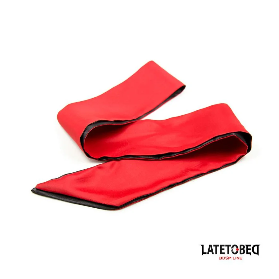 Antifaz de Saten Rojo y Negro Antifaz de Saten Rojo y Negro