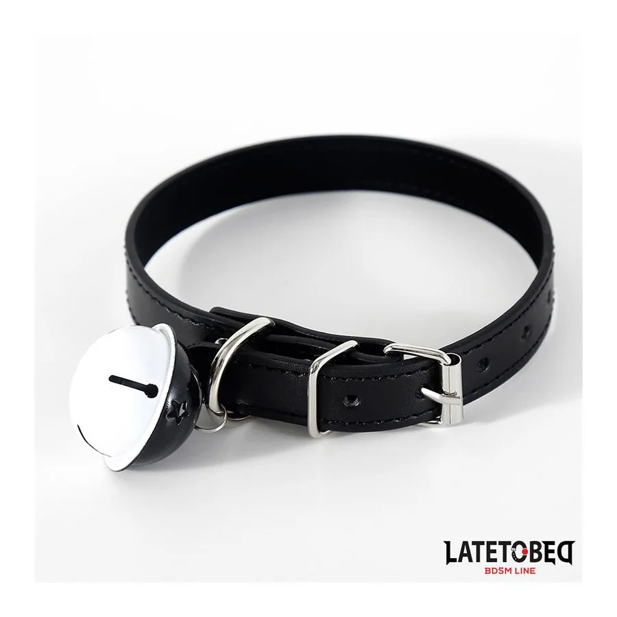 Collar con Cascabel Ajustable Negro Collar con Cascabel Ajustable Negro