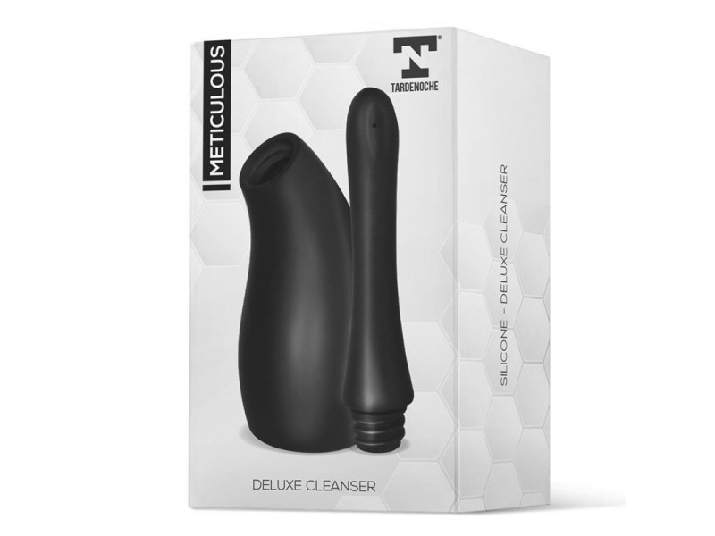 Meticulous Ducha Anal Deluxe Silicona Negro