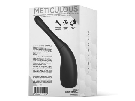 Meticulous Ducha Anal Deluxe Silicona Negro