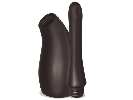 Meticulous Ducha Anal Deluxe Silicona Negro