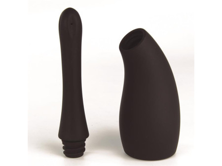 Meticulous Ducha Anal Deluxe Silicona Negro