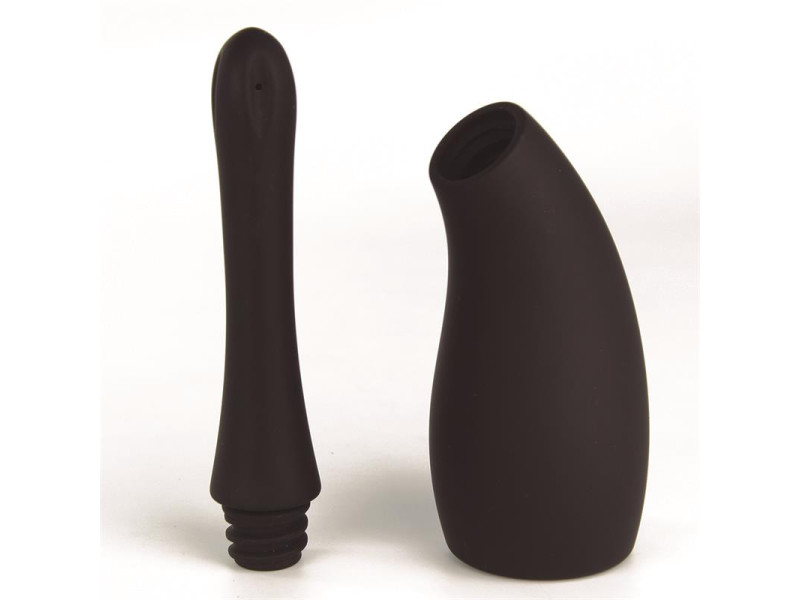 Meticulous Ducha Anal Deluxe Silicona Negro