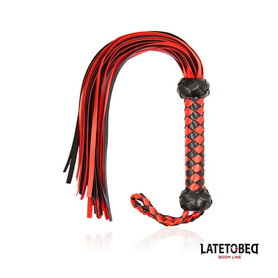 Flogger Rojo y Negro 50cm Flogger Rojo y Negro 50cm