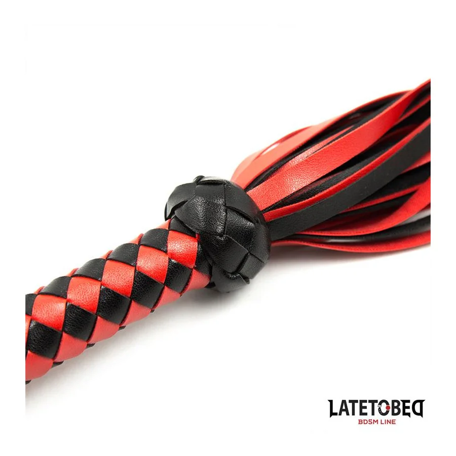 Flogger Rojo y Negro 50cm