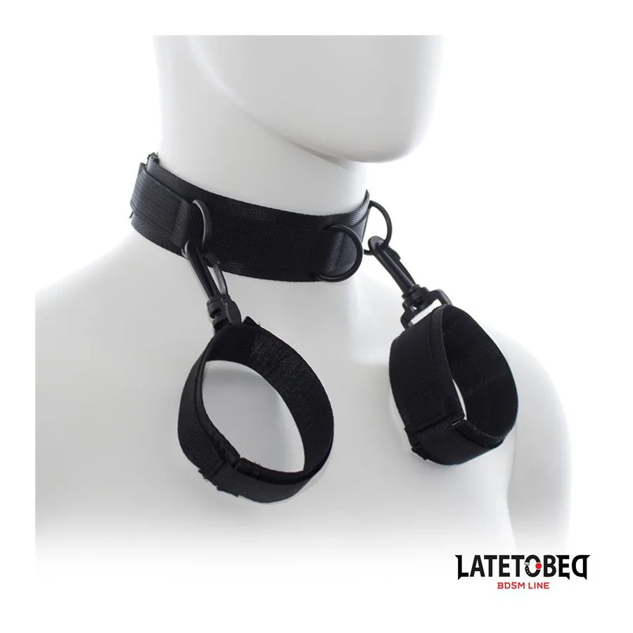 Collar con Esposas Nylon Talla Unica Collar con Esposas Nylon Talla Unica