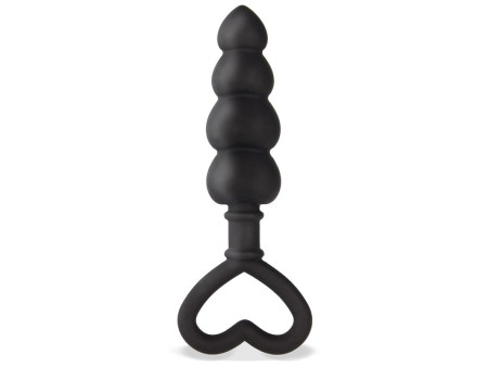Cuore Plug Anal Silicona Negro