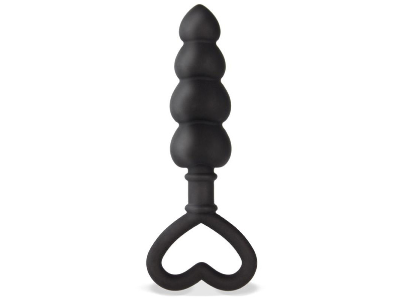 Cuore Plug Anal Silicona Negro
