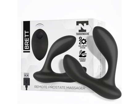 Brett Masajeador Prostatico Control Remoto USB Silicona Liquida
