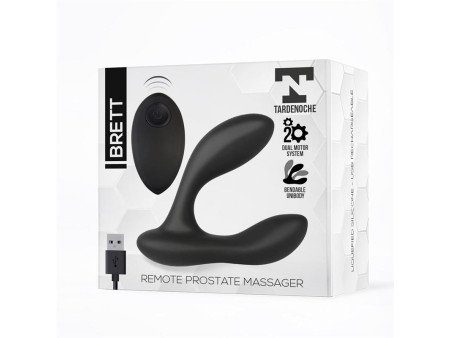 Brett Masajeador Prostatico Control Remoto USB Silicona Liquida