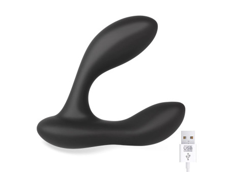 Brett Masajeador Prostatico Control Remoto USB Silicona Liquida