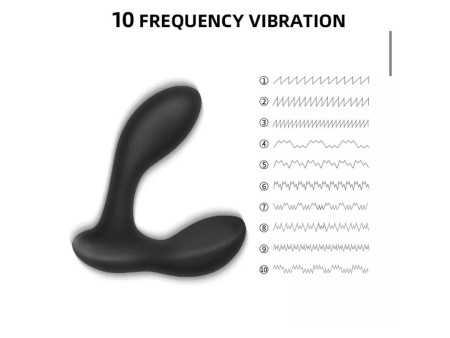 Brett Masajeador Prostatico Control Remoto USB Silicona Liquida