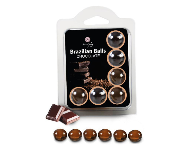 Brazilian Balls Set 6 Chocolate