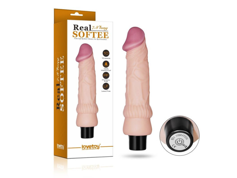 Vibrador Real Softee 78 Natural