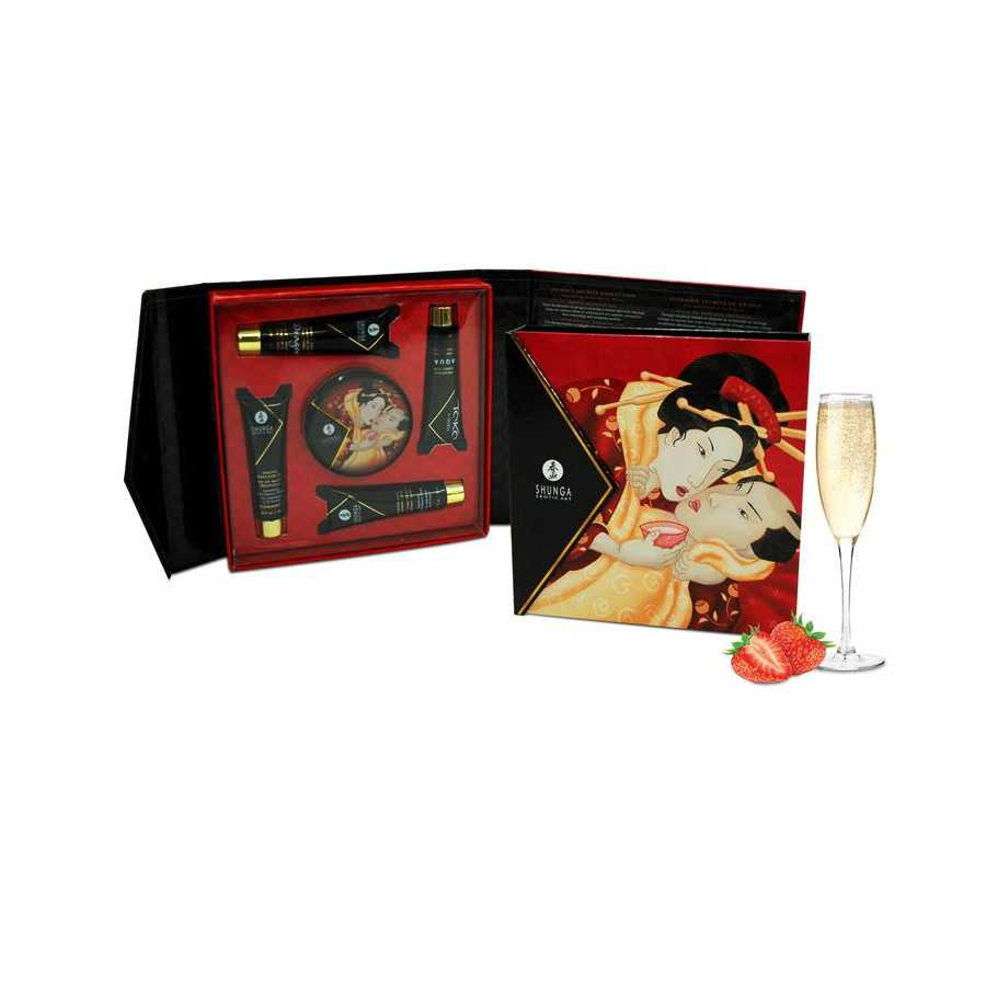 Shunga Kit Secretos de una Geisha Vino Espumoso