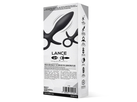 Lance Plug Anal Control Remoto Silicona Liquida USB