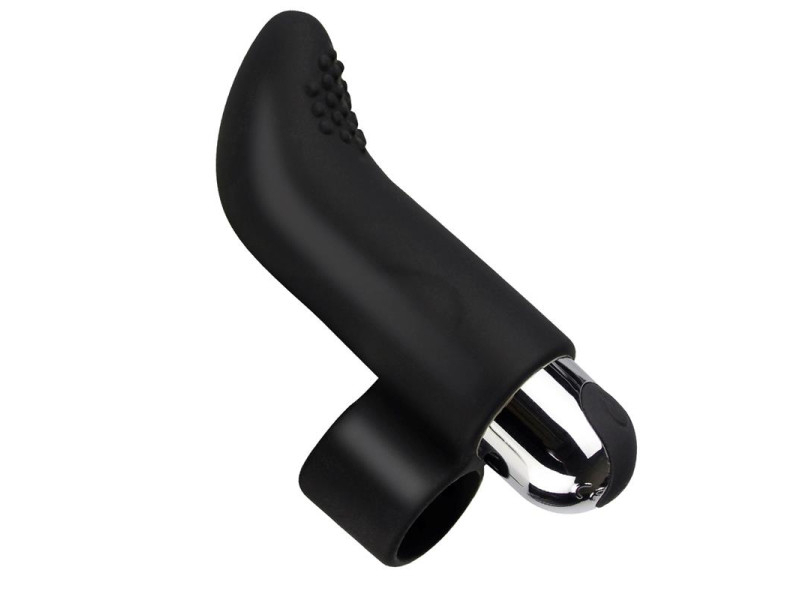 Fivib Estimulador de Dedo USB Silicona Negro