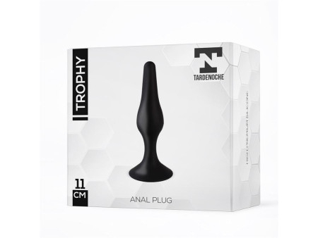 Trophy Plug Anal 11 cm Silicona Negro