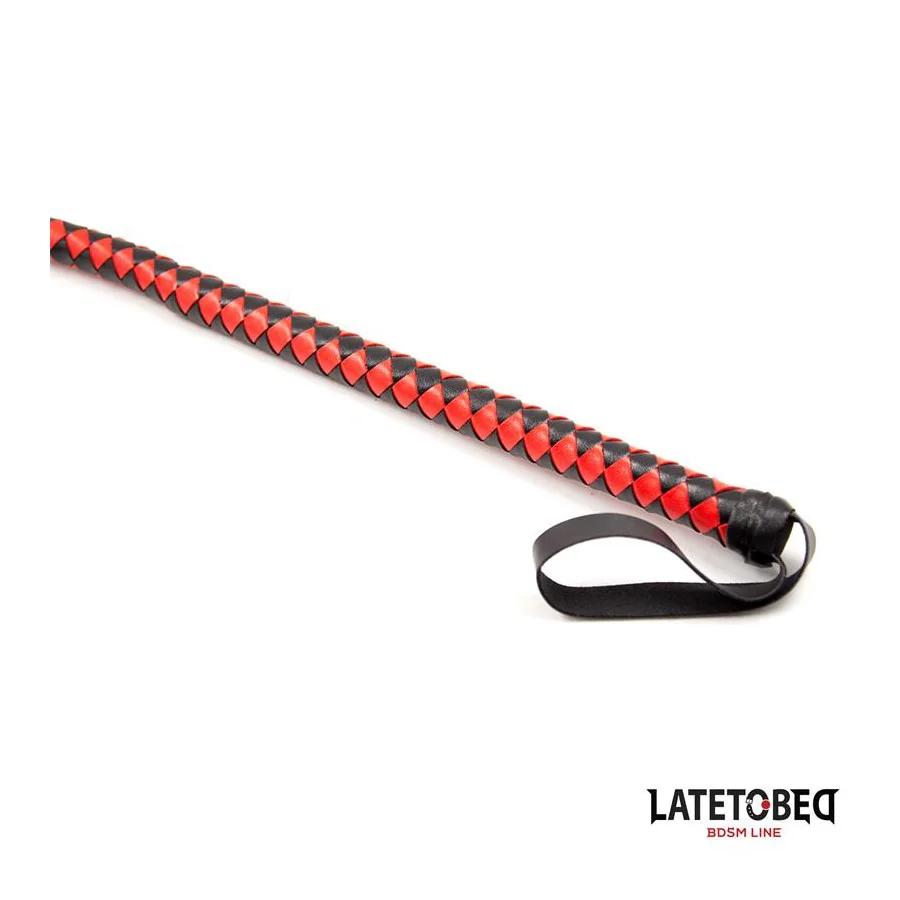 Latigo Largo Rojo y Negro