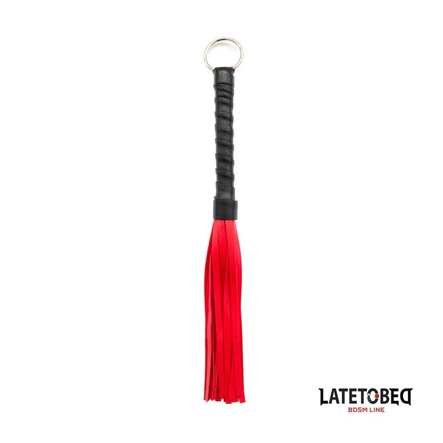 Flogger Mini Rojo y Negro 28cm Flogger Mini Rojo y Negro 28cm