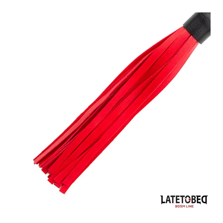 Flogger Mini Rojo y Negro 28cm