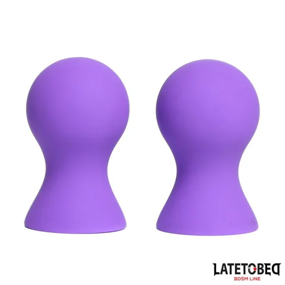 Succionador Pezones Silicona Purpura