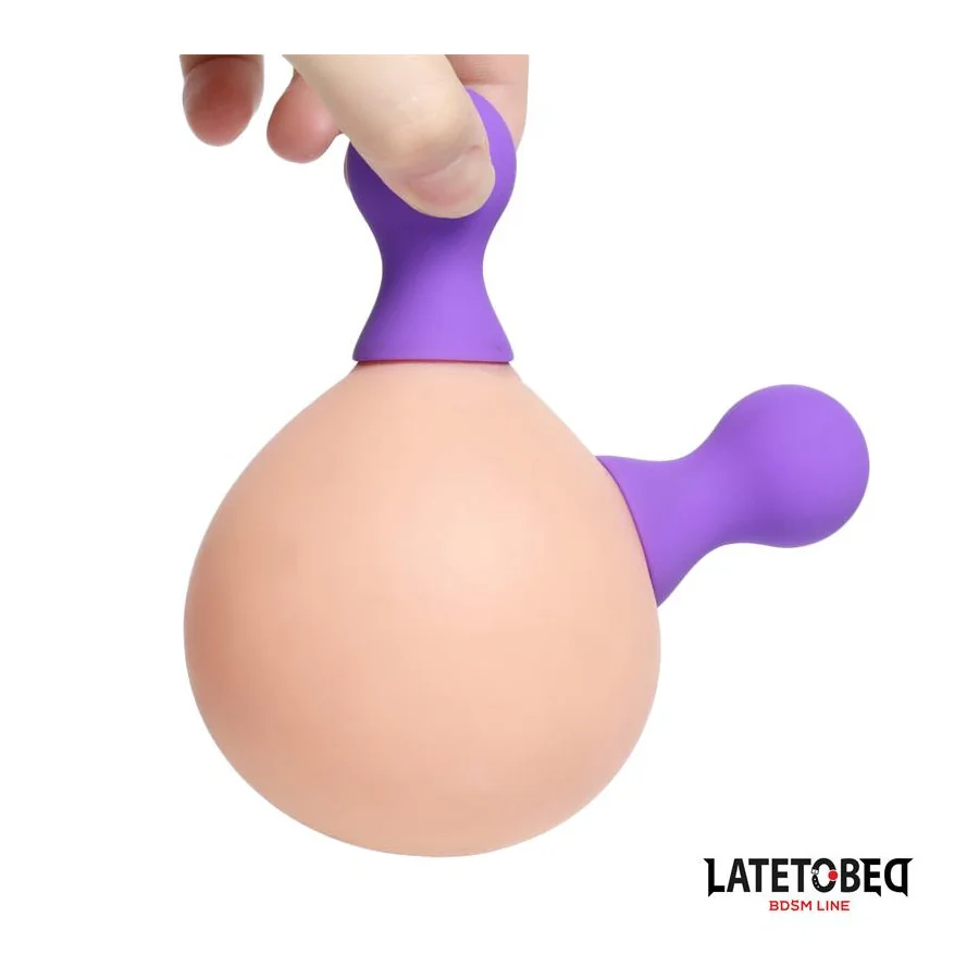 Succionador Pezones Silicona Purpura