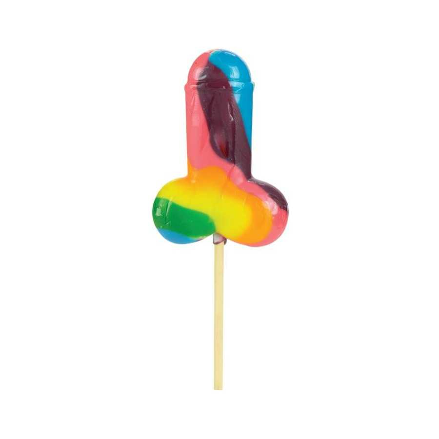 Piruleta Forma de Pene Multicolor