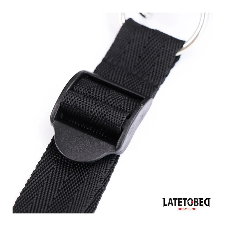 Restricciones de Cama Negro Ajustable