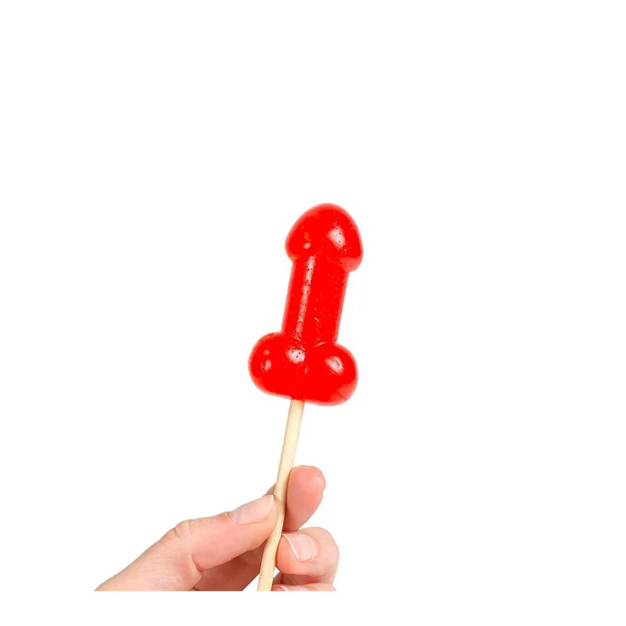Piruleta Pene Cereza con Efecto Calor Picante Piruleta Pene Cereza con Efecto Calor Picante