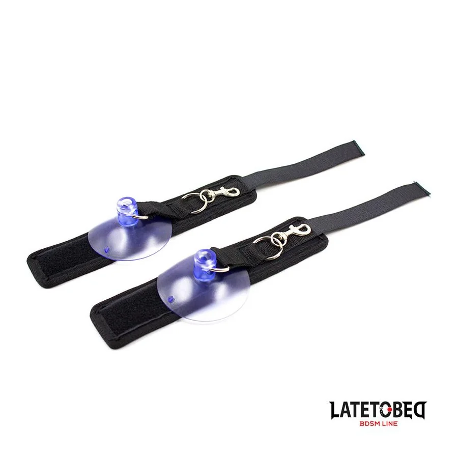 Esposas Munecas Velcro con Ventosa Ajustable