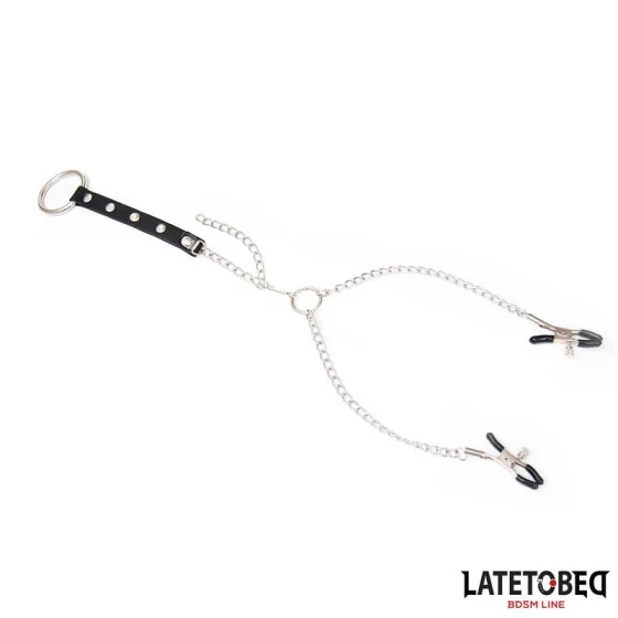 Pinzas Pezones con Anillo para Pene Talla Unica