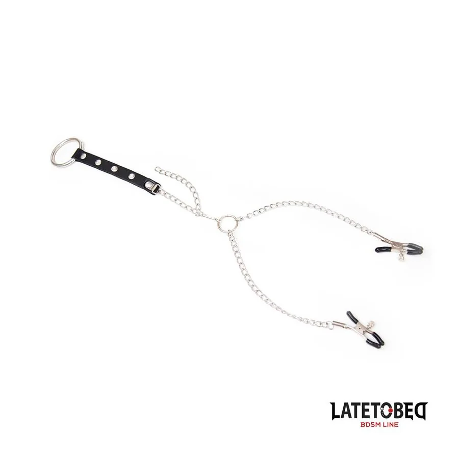 Pinzas Pezones con Anillo para Pene Talla Unica Pinzas Pezones con Anillo para Pene Talla Unica