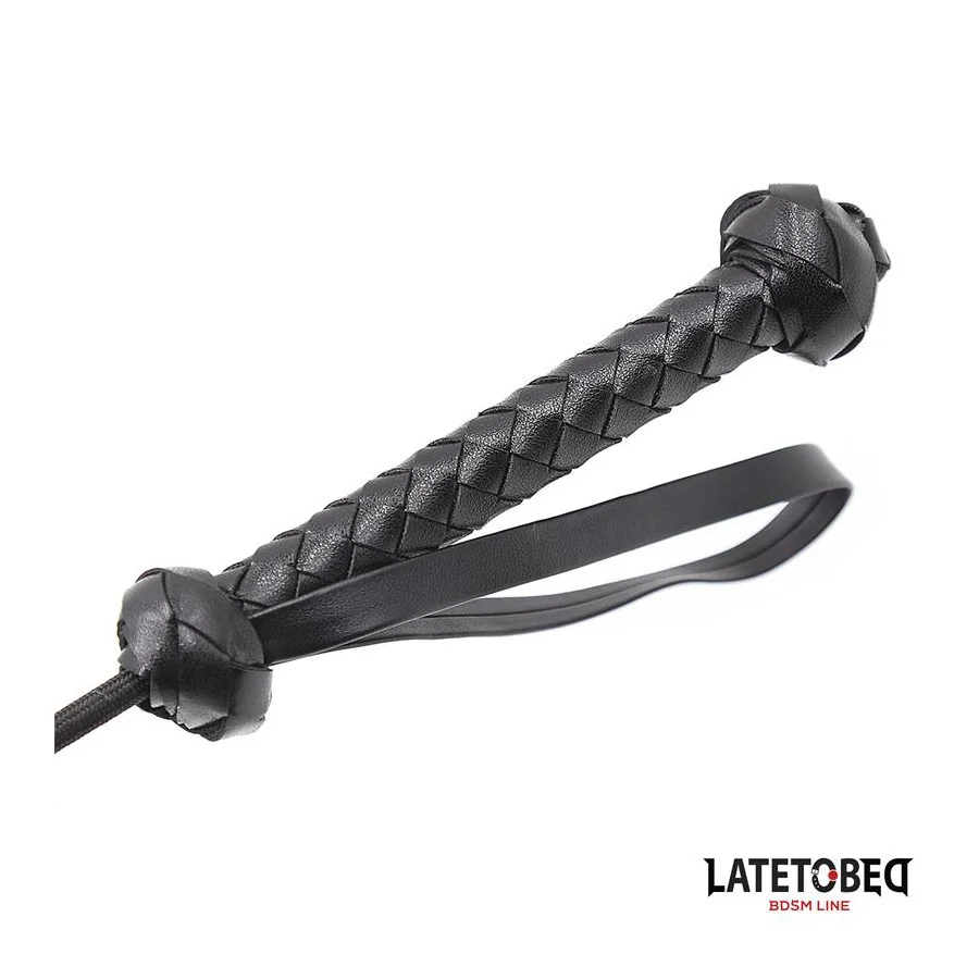 Fusta con Mango Trenzado 445cm Negro