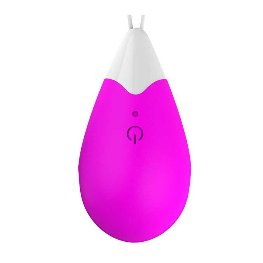 Huevo Vibrador Control Remoto USB Silicona Purpura