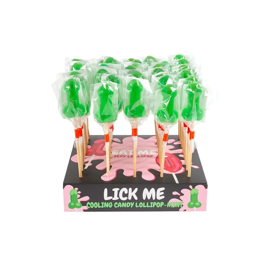 Display Piruletas Pene Menta Efecto Frio 40 Pcs Display Piruletas Pene Menta Efecto Frio 40 Pcs