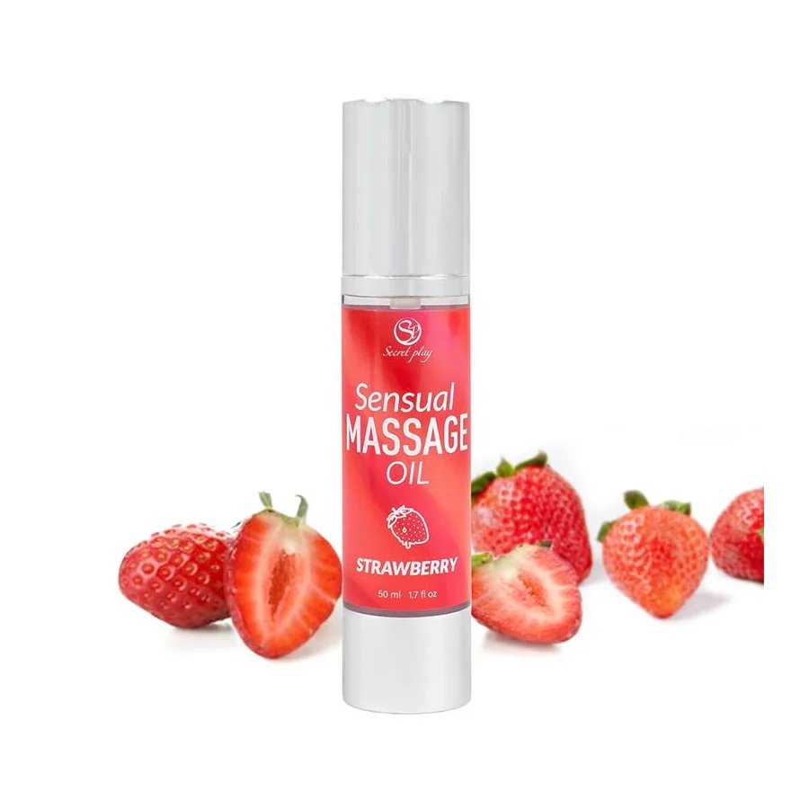 Aceite de Masaje Sensual Fresa 50ml Aceite de Masaje Sensual Fresa 50ml