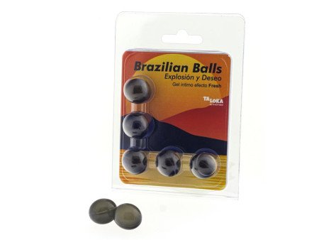 Set 5 Brazilian Balls Gel Excitante Efecto Fresh