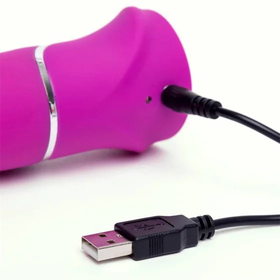 Vibrador Rotador Beaded Punto G Purpura