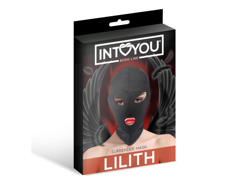Lilith Mascara de Incognito Abertura en la Boca y Ojos Color Negro
