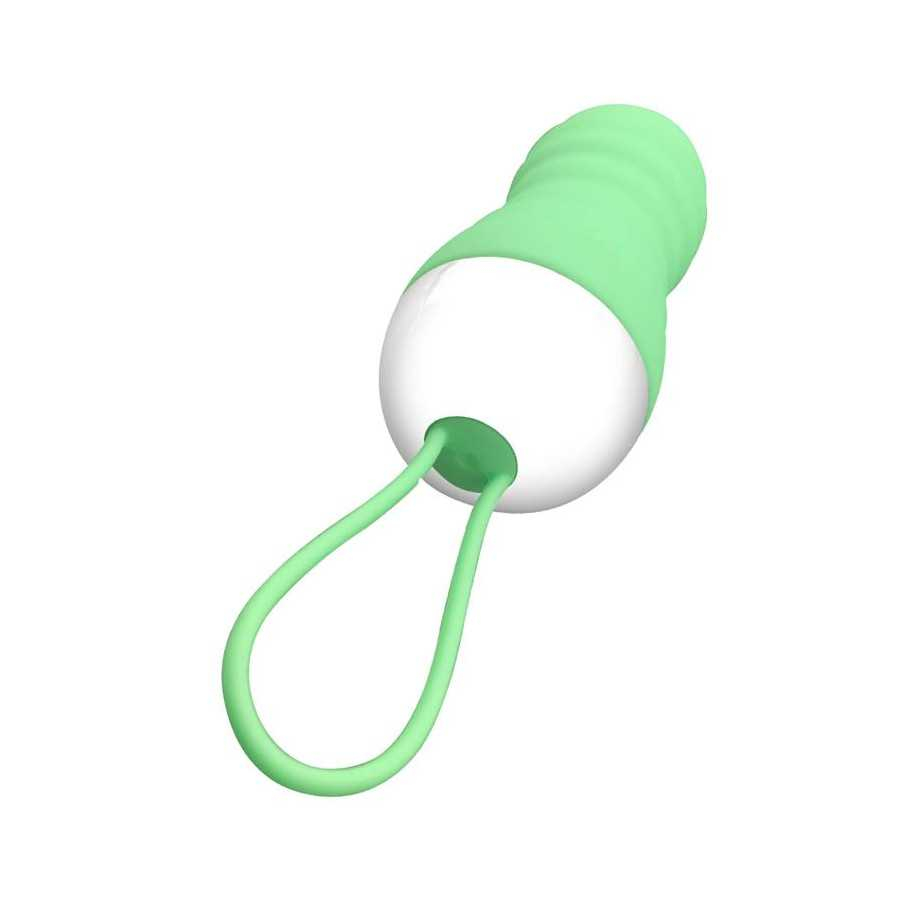 Brightgreen Huevo Vibrador Control Remoto USB Silicona