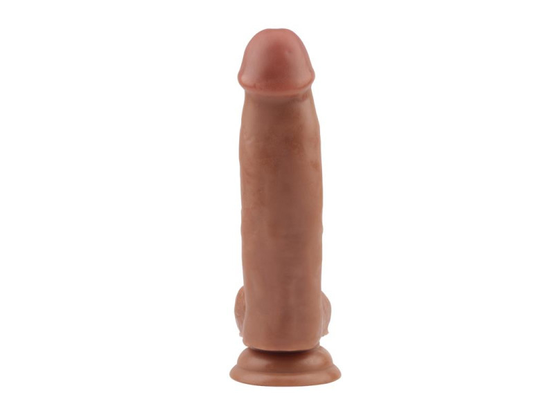 Dildo Dual Density Fashion Dude 178 x 4 cm Bronceado